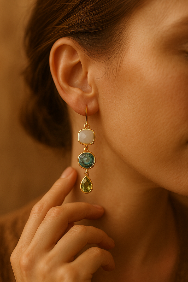 Look | Złote kolczyki