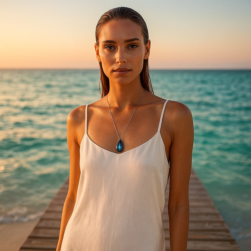 Lagoon | Naszyjnik z labradorytu