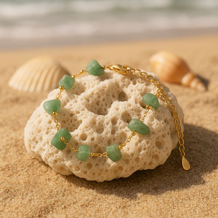 Dahlie | Bransoletka z fragmentami wody