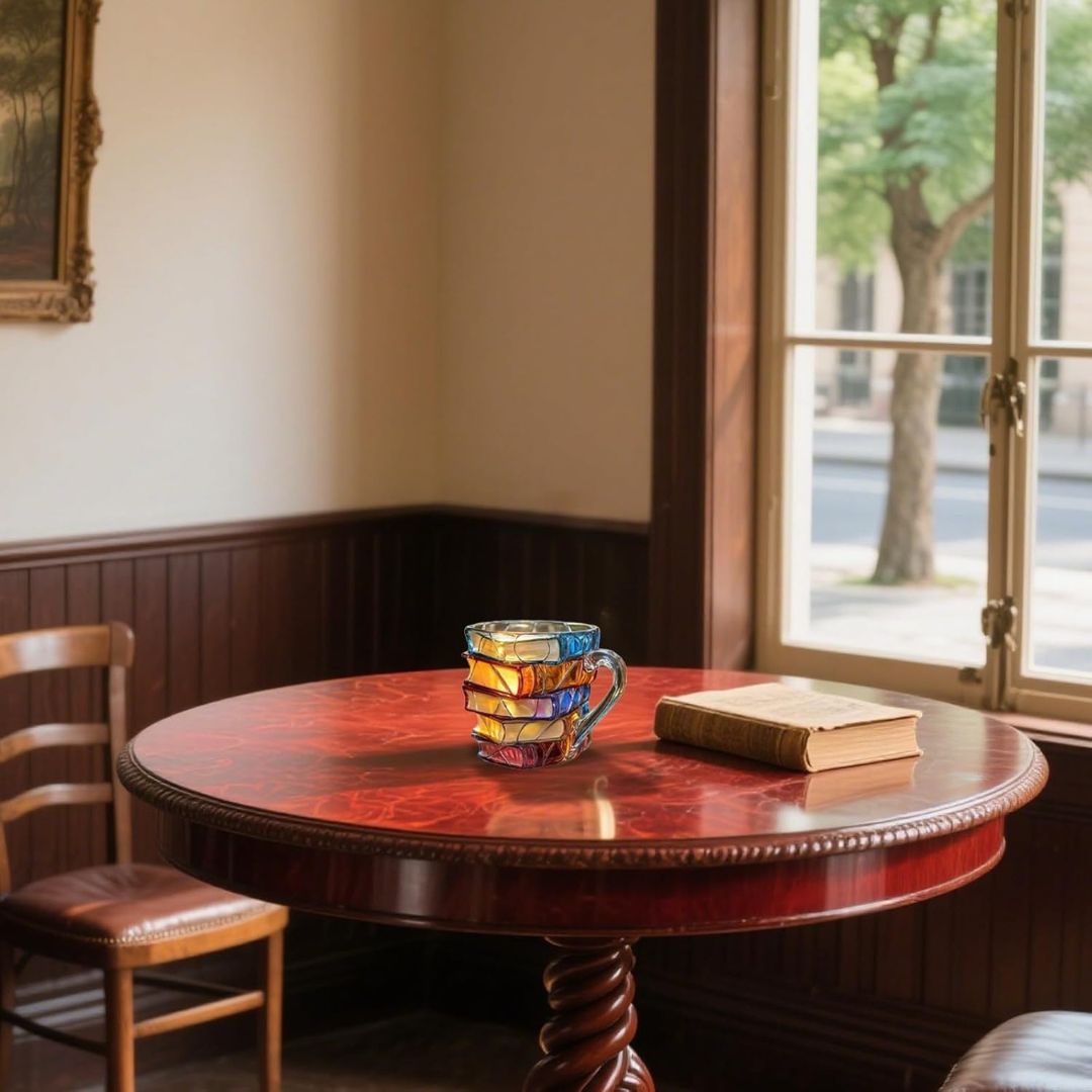 Leseglück | Ręcznie robiony kubek 3D