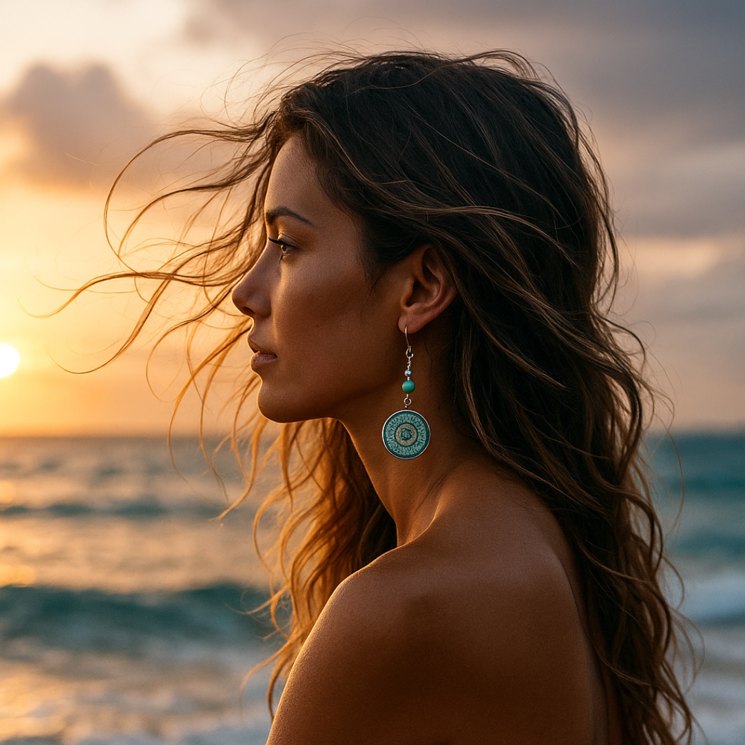 Stella | Kolczyki Oko oceanu