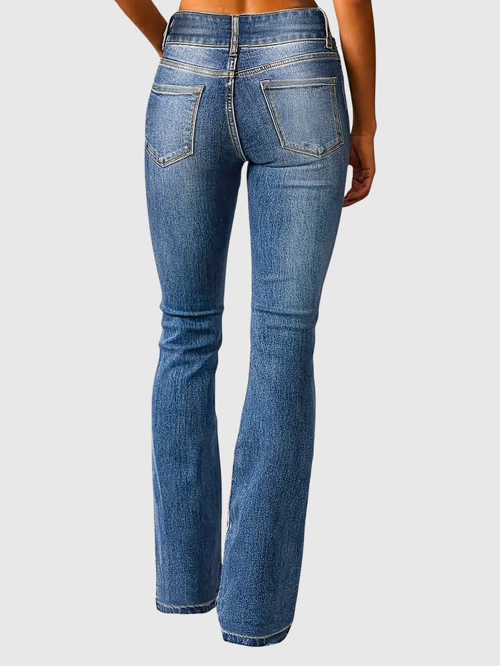 Ivana | Wysokie dżinsy w kształcie dzwonów
