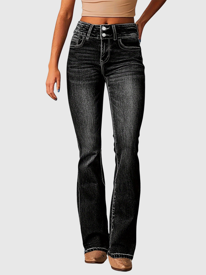 Ivana | Wysokie dżinsy w kształcie dzwonów