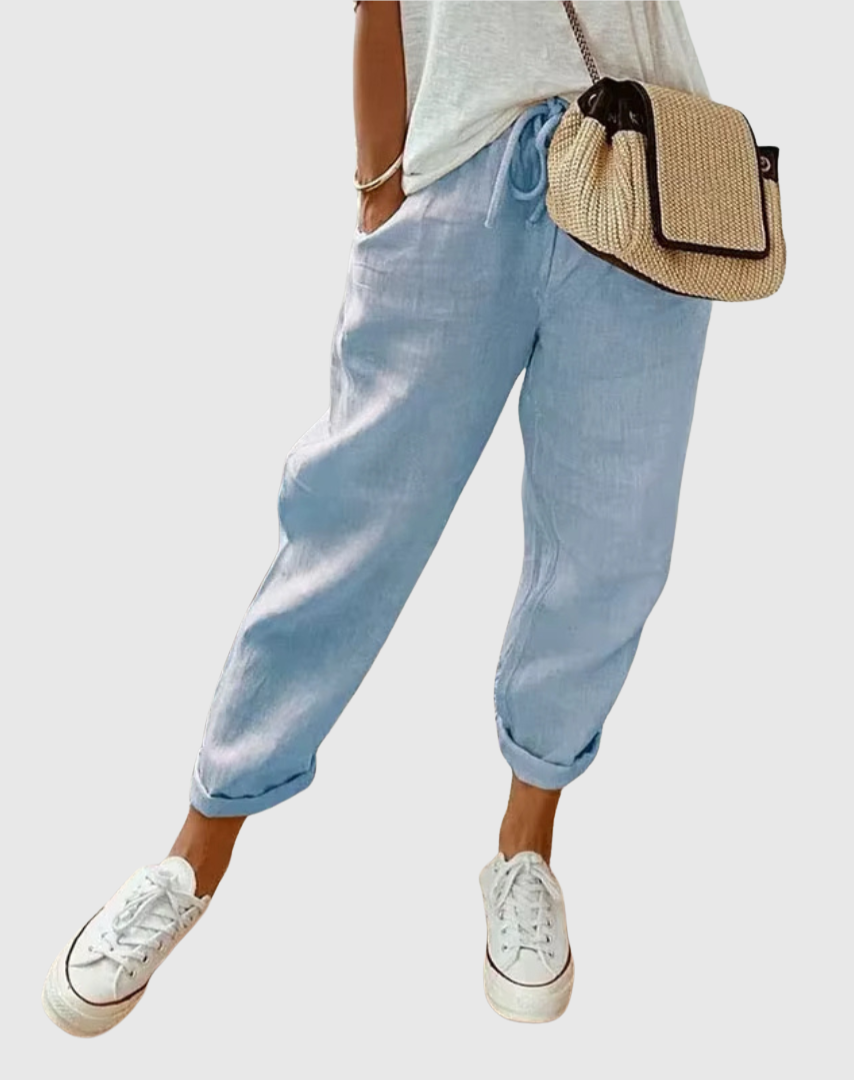 Elin | Lniane spodnie