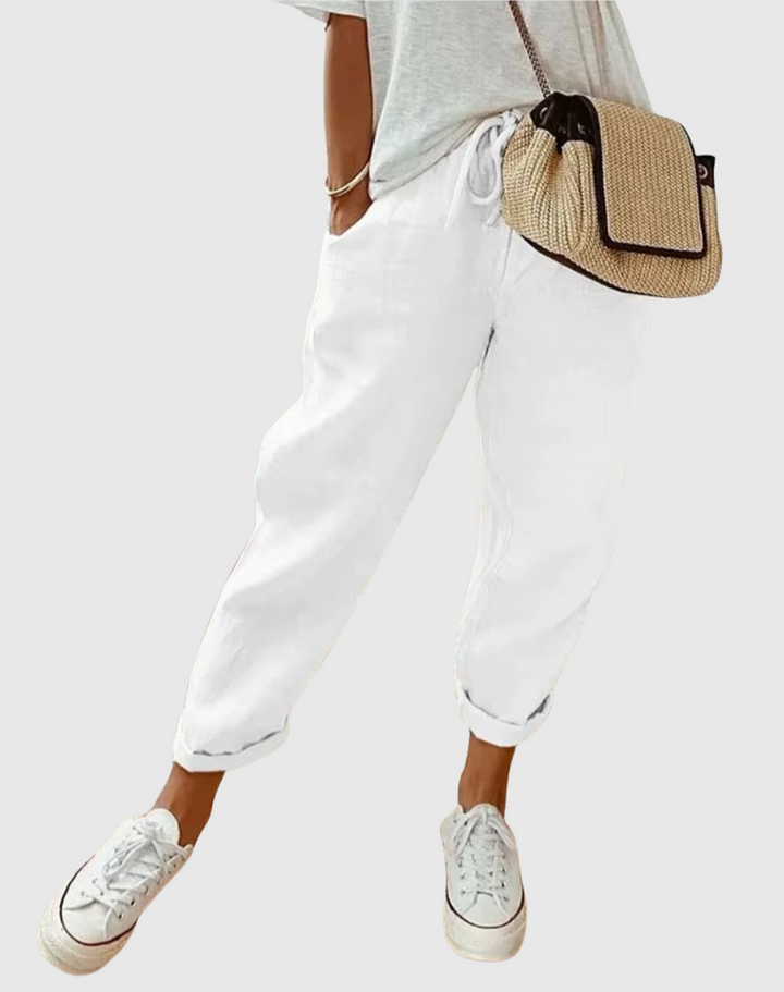 Elin | Lniane spodnie