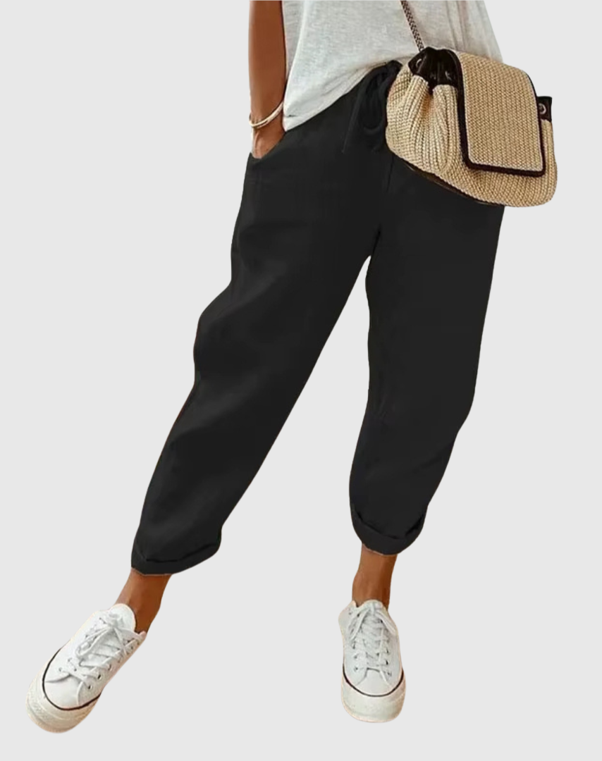 Elin | Lniane spodnie