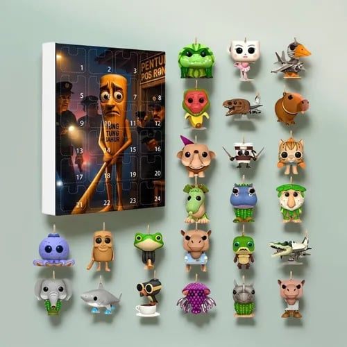 Tung Tung Tung Sahur Włoski kalendarz adwentowy z odliczaniem do 24 dni