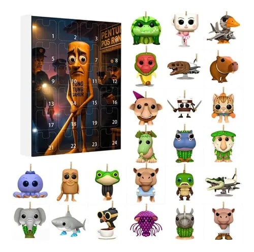 Tung Tung Tung Sahur Włoski kalendarz adwentowy z odliczaniem do 24 dni