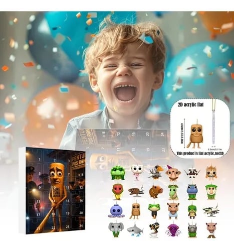 Tung Tung Tung Sahur Włoski kalendarz adwentowy z odliczaniem do 24 dni