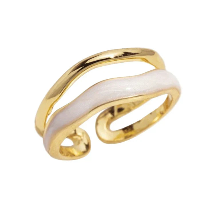 Naděje – wyjątkowy, warstwowy pierścionek